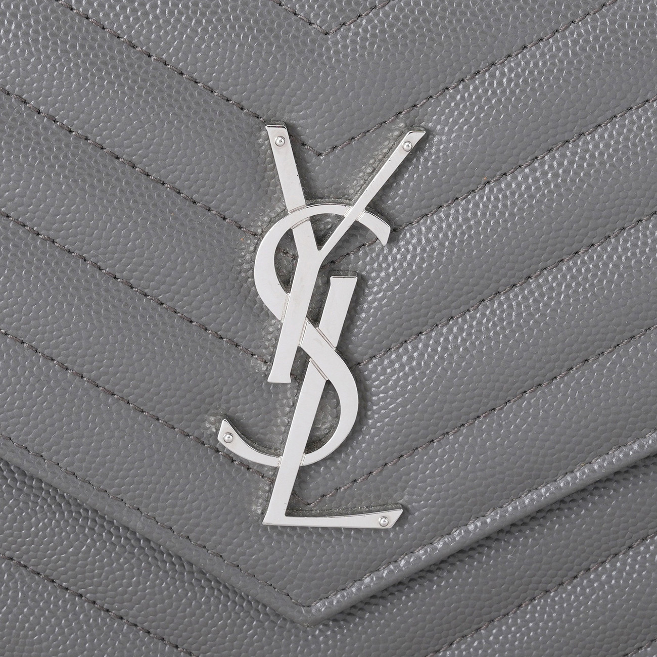 Yves Saint Laurent(USED)생로랑 377828 모노그램 쉐브론 WOC